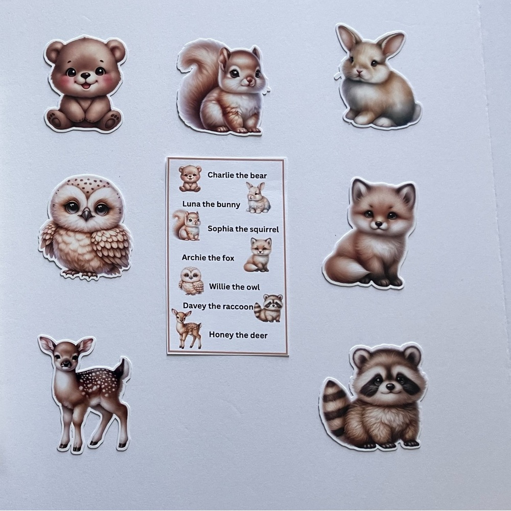 Charlie's Gift:The Voice of Faith, Joy, and Goodness 7 piece Character Stickers